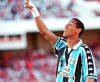 ブラジルサッカーグレミオGremioトリコロールFBPAユニフォームヴィンテージ Amazon.co.jp: [交渉] 2000-2001 ロナウジーニョ所属 グレミオ FBPA