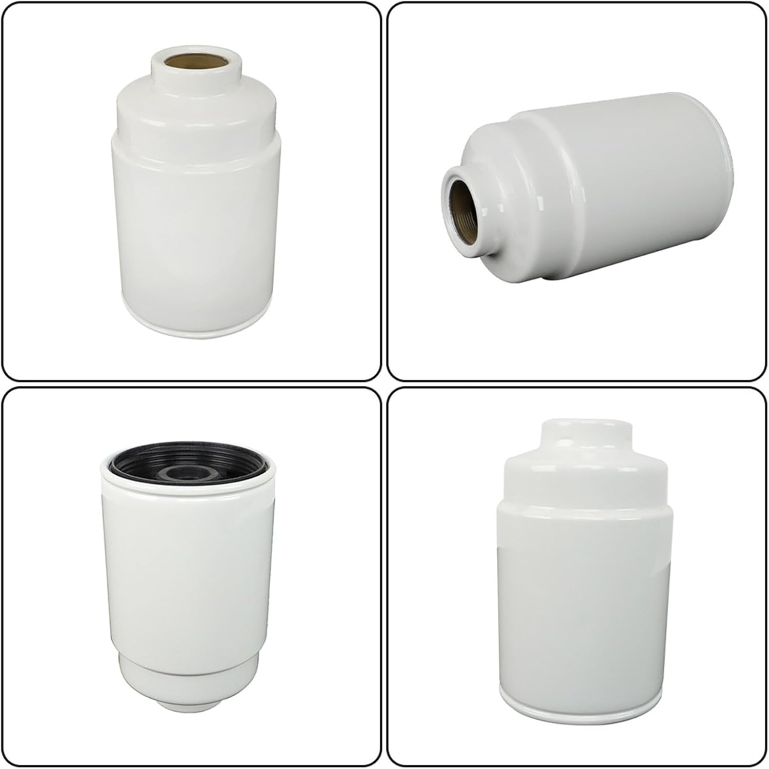 munirater 6-Pcs 6.6L Duramax Diesel Fuel Filter TP3018 with Seals Replacement for 2001-2006 Sil-ver-ado TP3012, TP3012F, TP3018, 19255090, 19420323