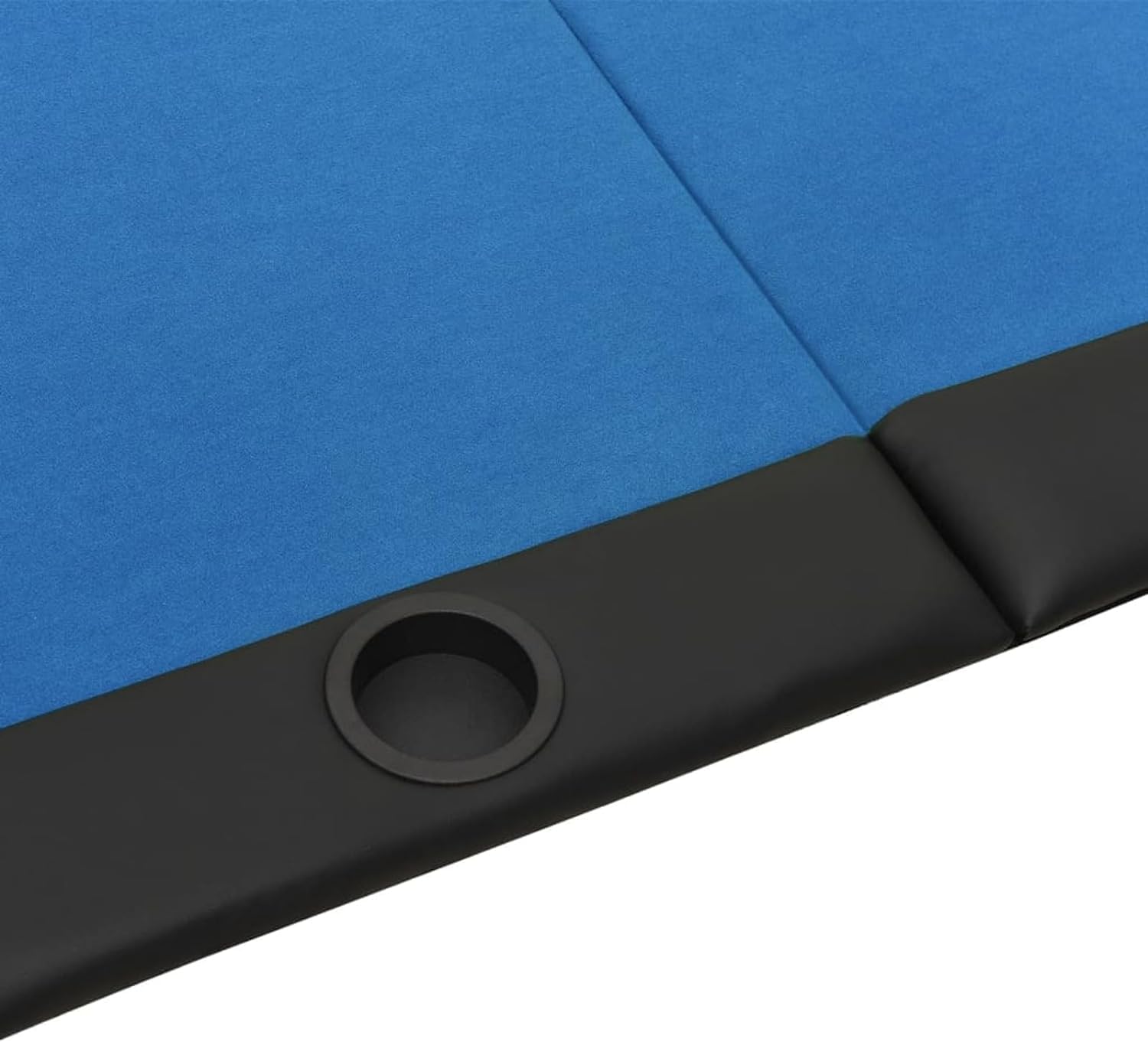 Table de poker pliable 10 joueurs Bleu 206x106x75 cm75 [cm