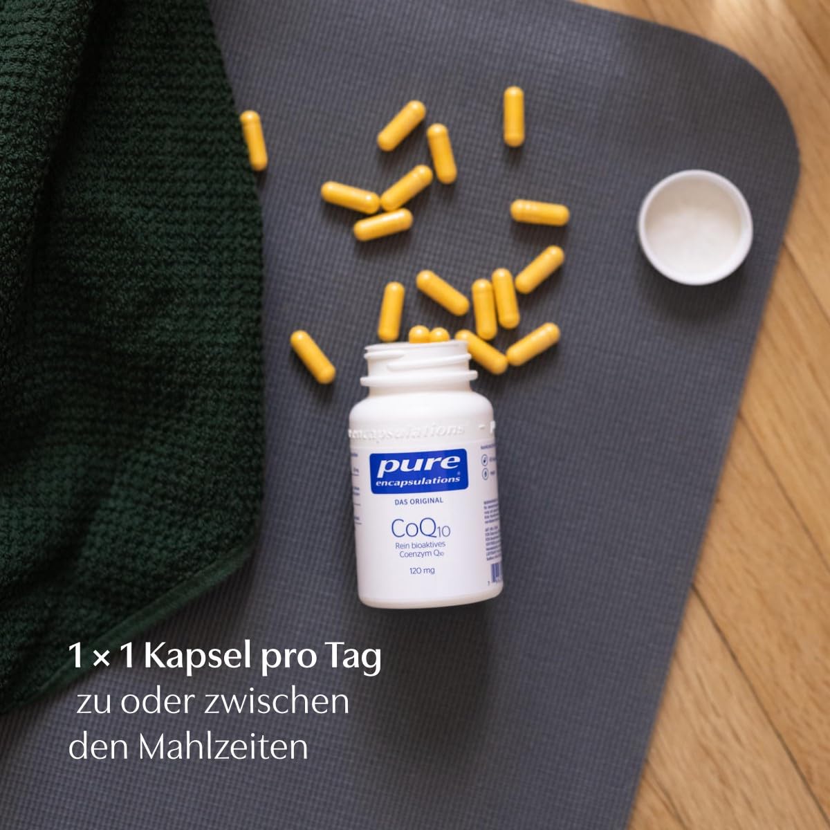 Pure Encapsulations - Coenzym Q10 120 mg - CoQ10 aus mikrobieller Fermentation - 60 Kapseln