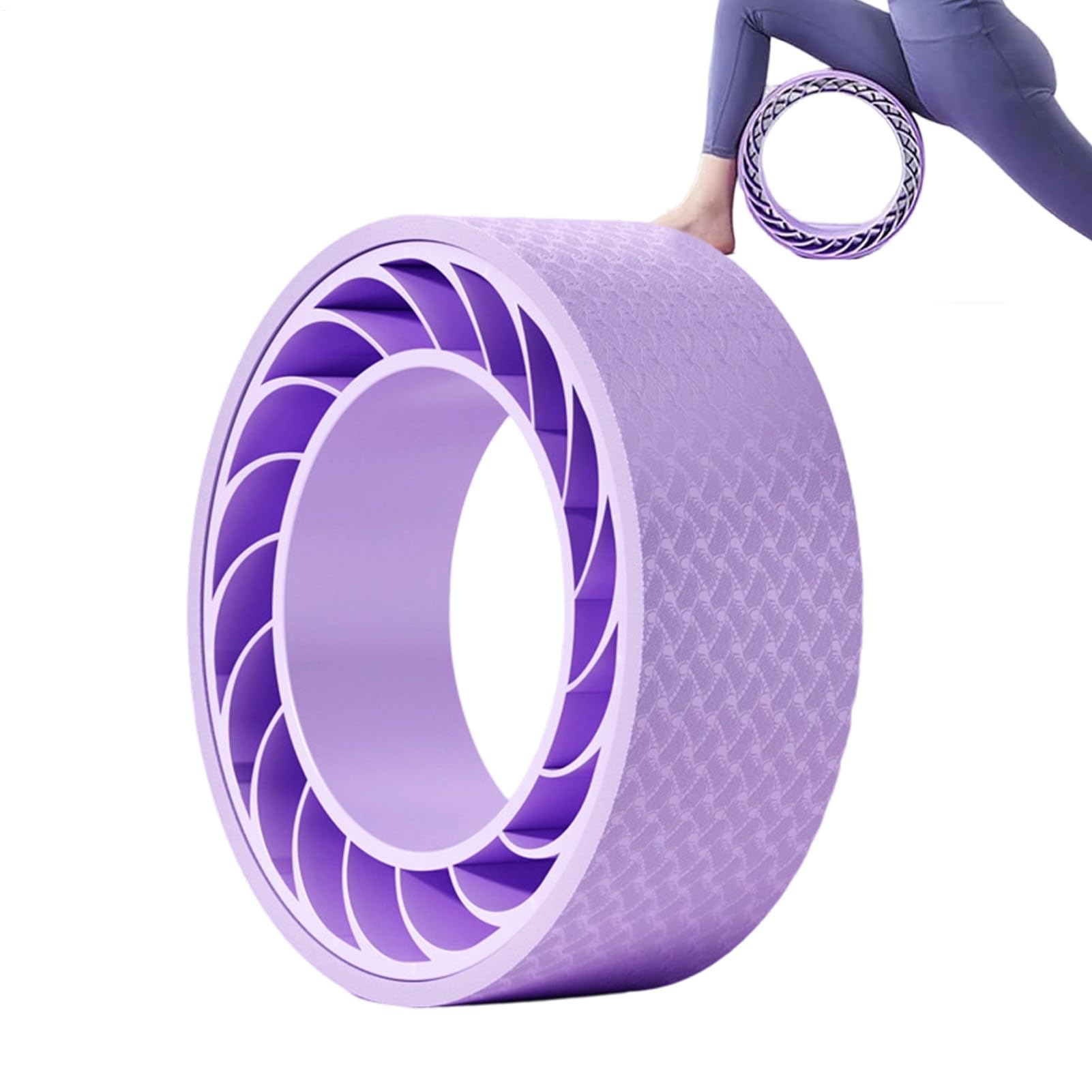 Rullo in schiuma, comodo rullo massaggiante per stretching ed esercizi di stretching, rullo per yoga, per l'uso in palestra, per fitness, riabilitazione, allenamento quotidiano e