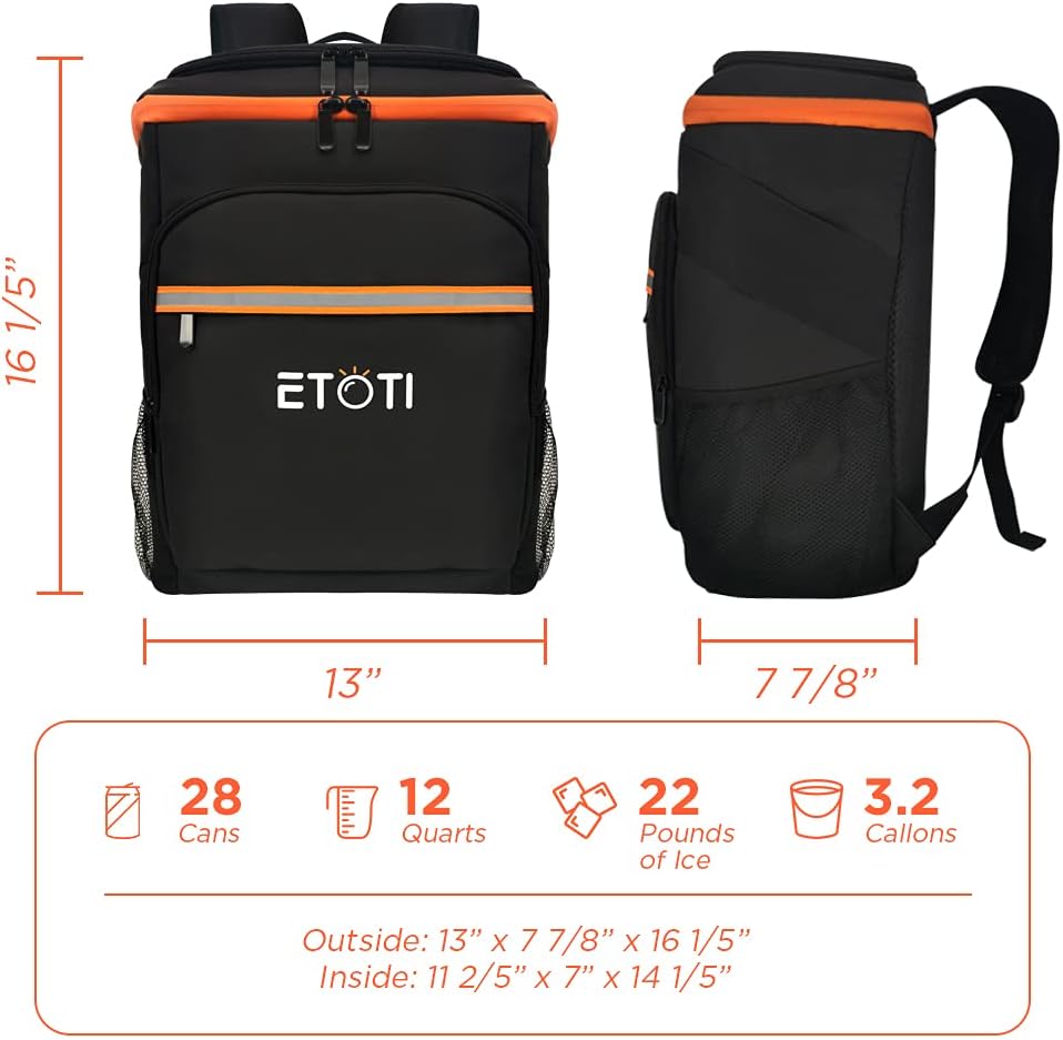 32 Can Cooler Bagpack, Waterproof and Leak-Proof, Insulated Backpack for Camping, Hiking, BBQs, Sports, Picnics, Sea Fishing, Road Beach Trip and More 5 32 Can Cooler Bagpack, Waterproof and Leak-Proof, Insulated Backpack for Camping, Hiking, BBQs, Sports, Picnics, Sea Fishing, Road Beach Trip and More