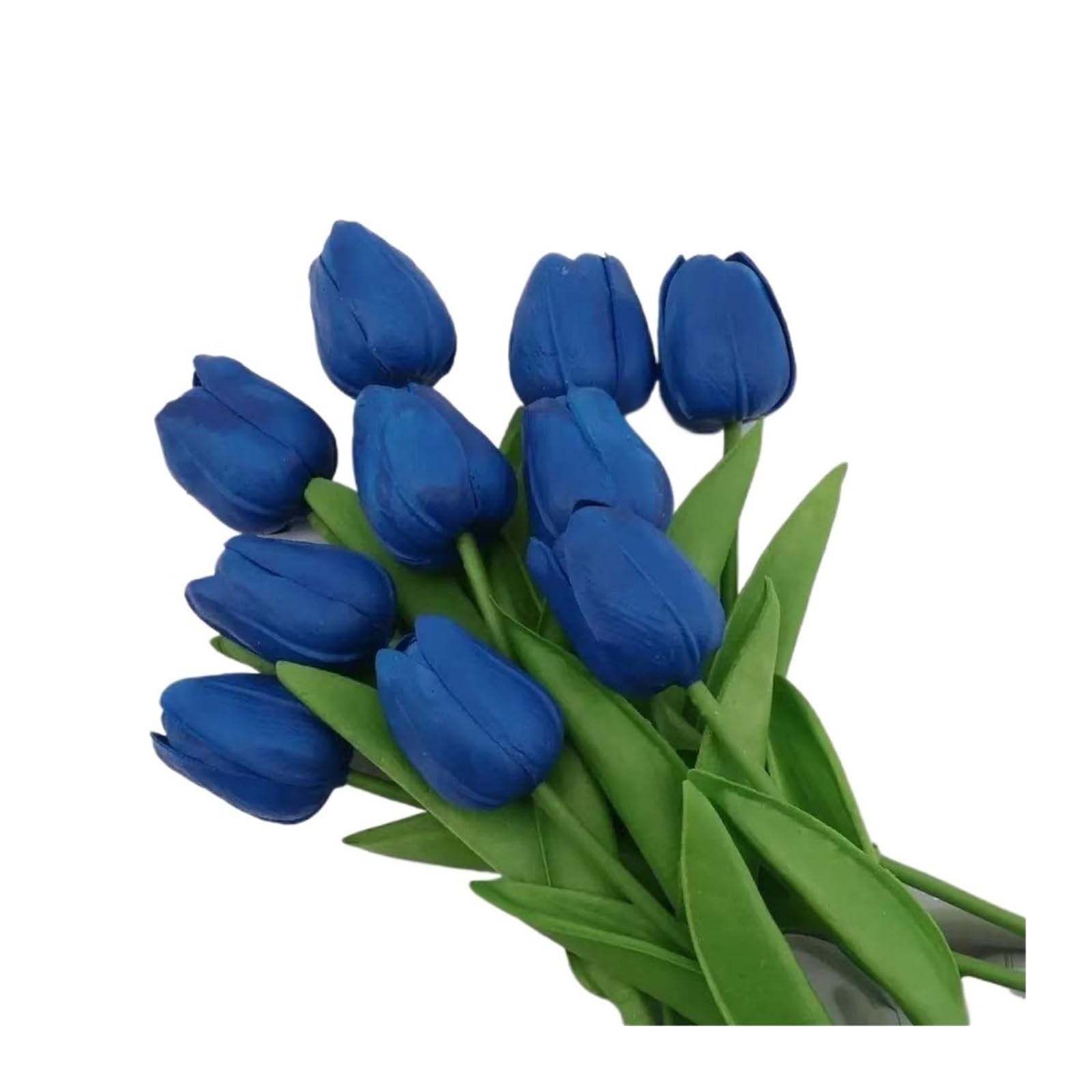 Yeobezn Artificial Buttercup Flowers 30PCS Tulips Flowers Tulip Bouquet Decor Fake Flower For Home Wedding Decorations(Y4)