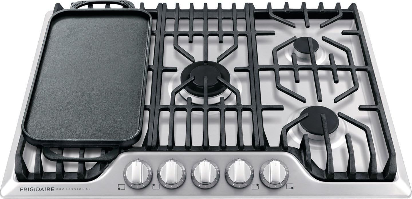 Electrolux Frigidaire Professional FPGC3077RS 30" Gas Cooktop in Stainless Steel image 5 of 9 B014VTZNCA