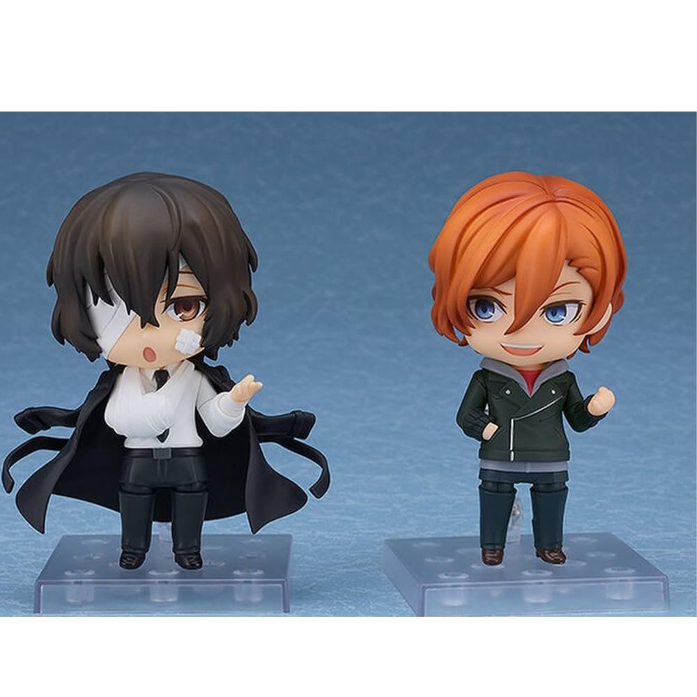 Anime Bungo Stray Dogs Figuren – Dazai Osamu & Chuuya Nakahara – 10 Cm PVC – 2er-Set Für Sammler!