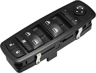 ACROPIX Front Left Driver Side Master Power Window Switch Fit for Dodge Dart 2013-2015 No.68271217AA/56046568AC - Pack of 1 Black