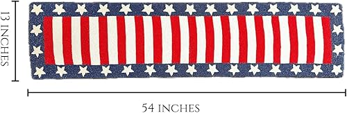 Miniatura 6 de Camino de mesa patriótico  4 de julio con bandera estadounidense Freedom Stars Independence y Memorial Day para vacaciones, cocina, mesa de comedor,