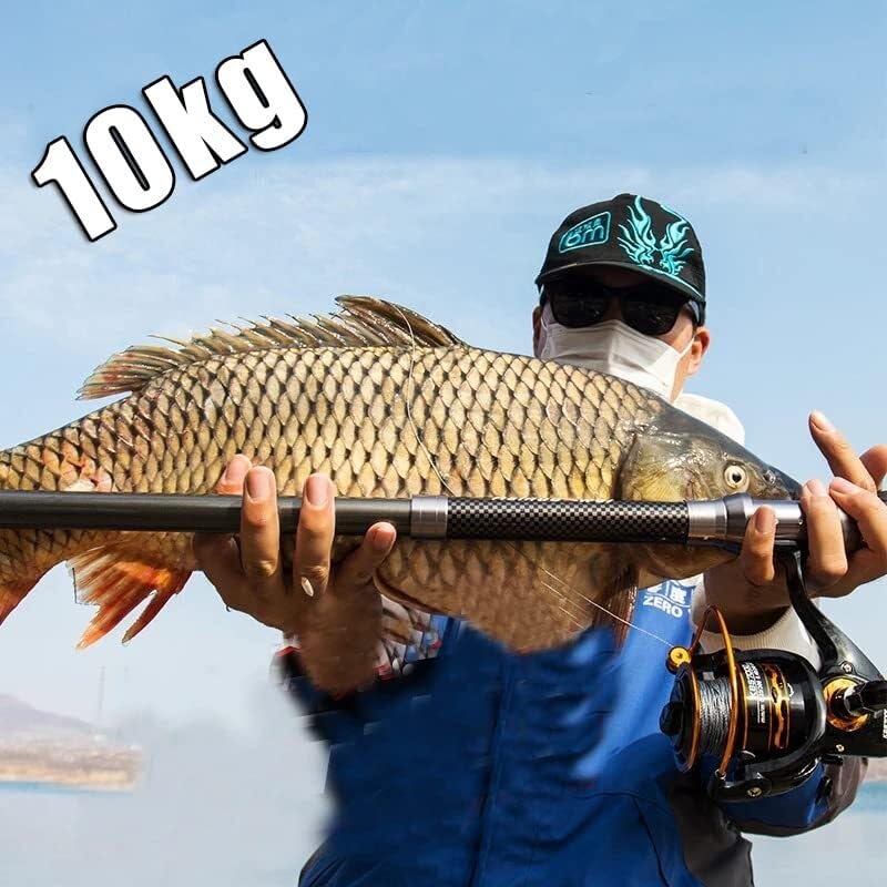 Canna da Pesca Canna da Pesca Telescopica Rotante Portatile 2.4M, .7M, 3.6M, .9M, 4.5M Viaggi Mare Barca alla Carpa Attrezzatura