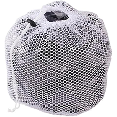 HENGSONG Drawstring Washing Bag Laundry Mesh Saver Net Bag for Washing Machine (XL - 50x70cm, Coarse Mesh) Cover