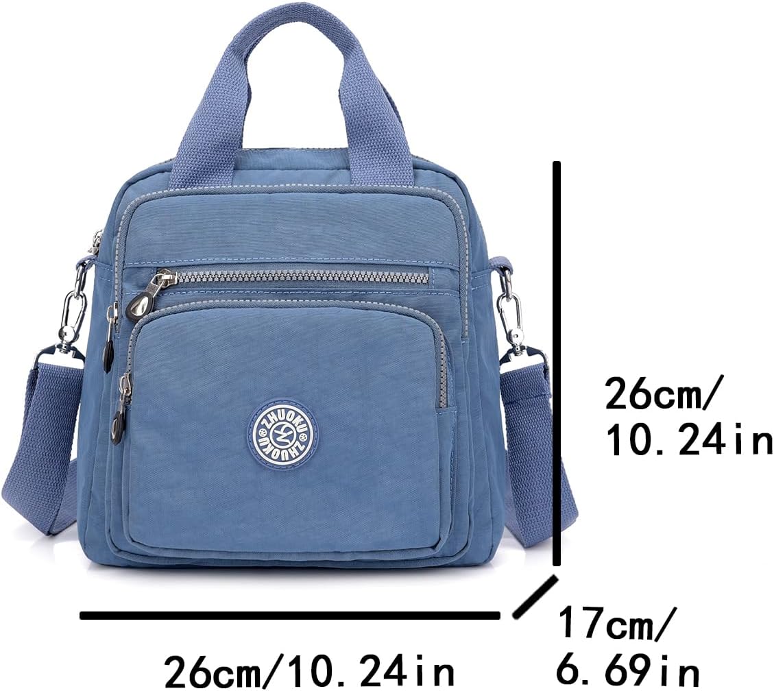 Qiyllur レディース 多層ショルダーバッグ、ショルダーバッグ、斜め掛けバッグ、ハンドバッグ、カジュアルバッグ、ホリデーギフト(