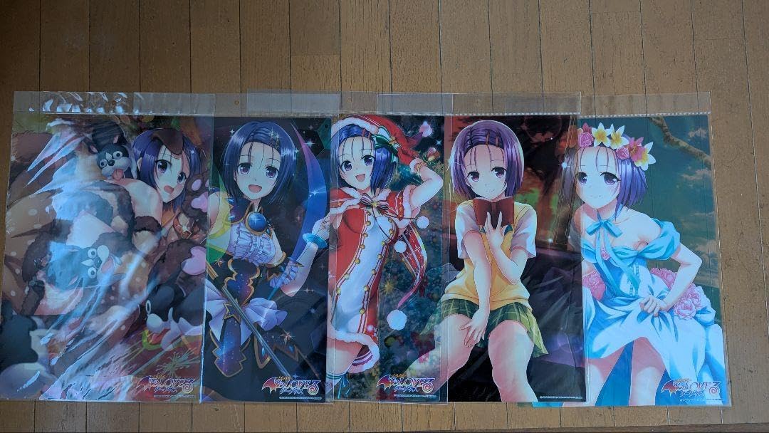 To LOVEる 原画展 凱旋 A3クリアポスター 全8種セット ToLOVEる原画 To