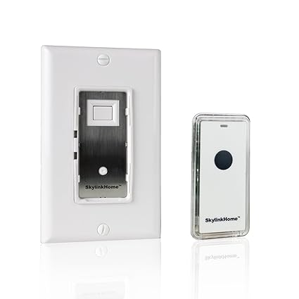 Home WE-318 In-Wall Lighting Receiver On/ Off, Relay or Dimmer Switch with Wireless Snap On Transmitter for Home Automation and Control (1000 Watts)