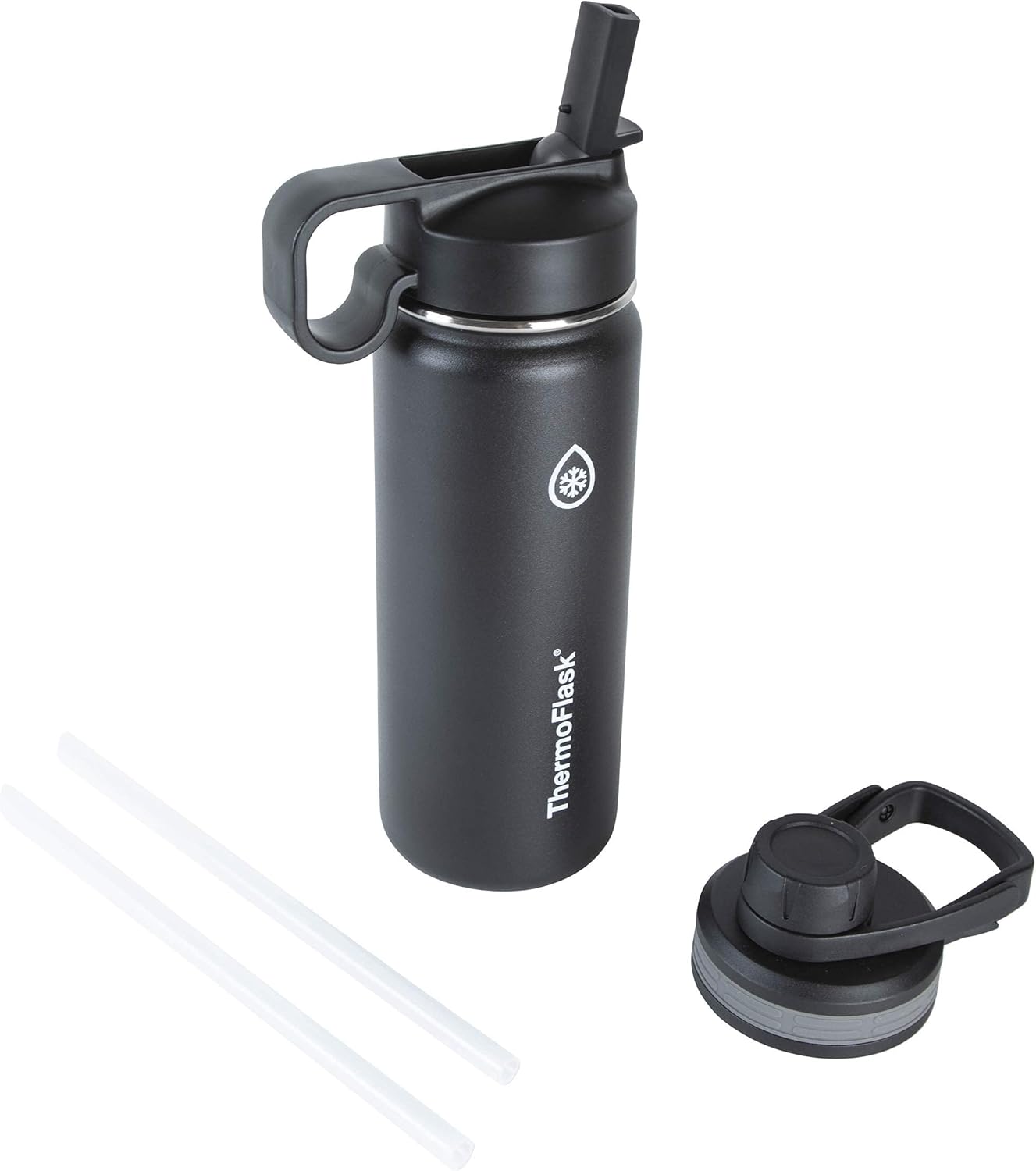 Thermoflask Double Stainless Steel Insulated Water Bottle, 40 oz, White : Sports & Outdoors