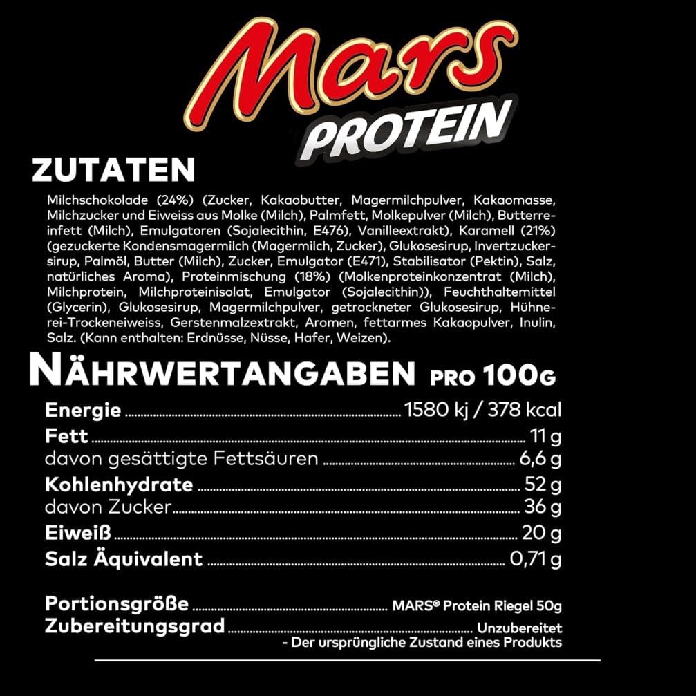 Protein Riegel Mix 1746g I Mars 18x50g I Snickers 18x47g I Eiweiß I Sport Nahrung I Fitness Snack I Schokoriegel