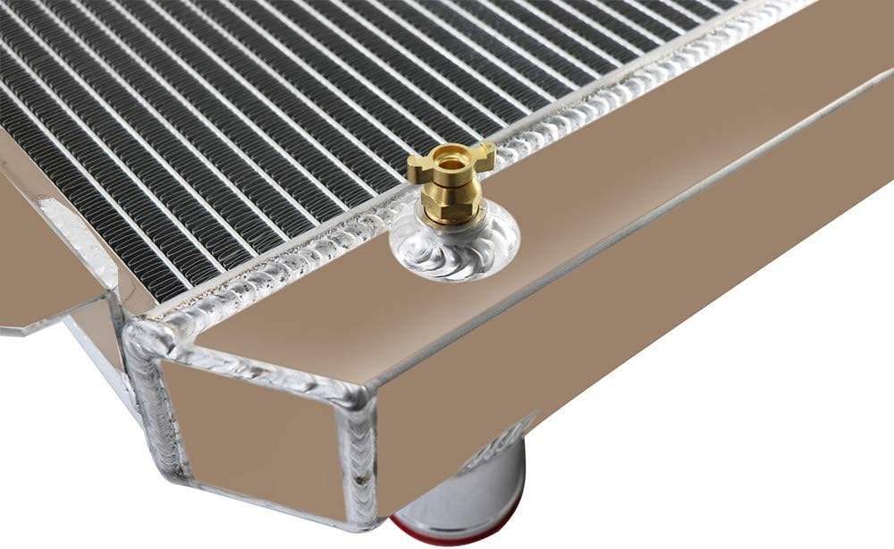 ALLOYWORKS 3 Row Aluminum Radiator+Shroud Fan+Relay For 1949-1954 Chevy Bel-Air Sedan Coupe V8 PRO