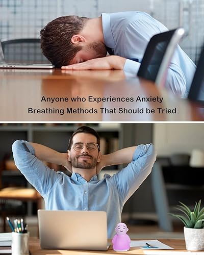 Miniatura 5 de Calma tu mente para aliviar el estrés y la ansiedad, luz nocturna para atención plena, herramienta de meditación visual guiada para mujeres y