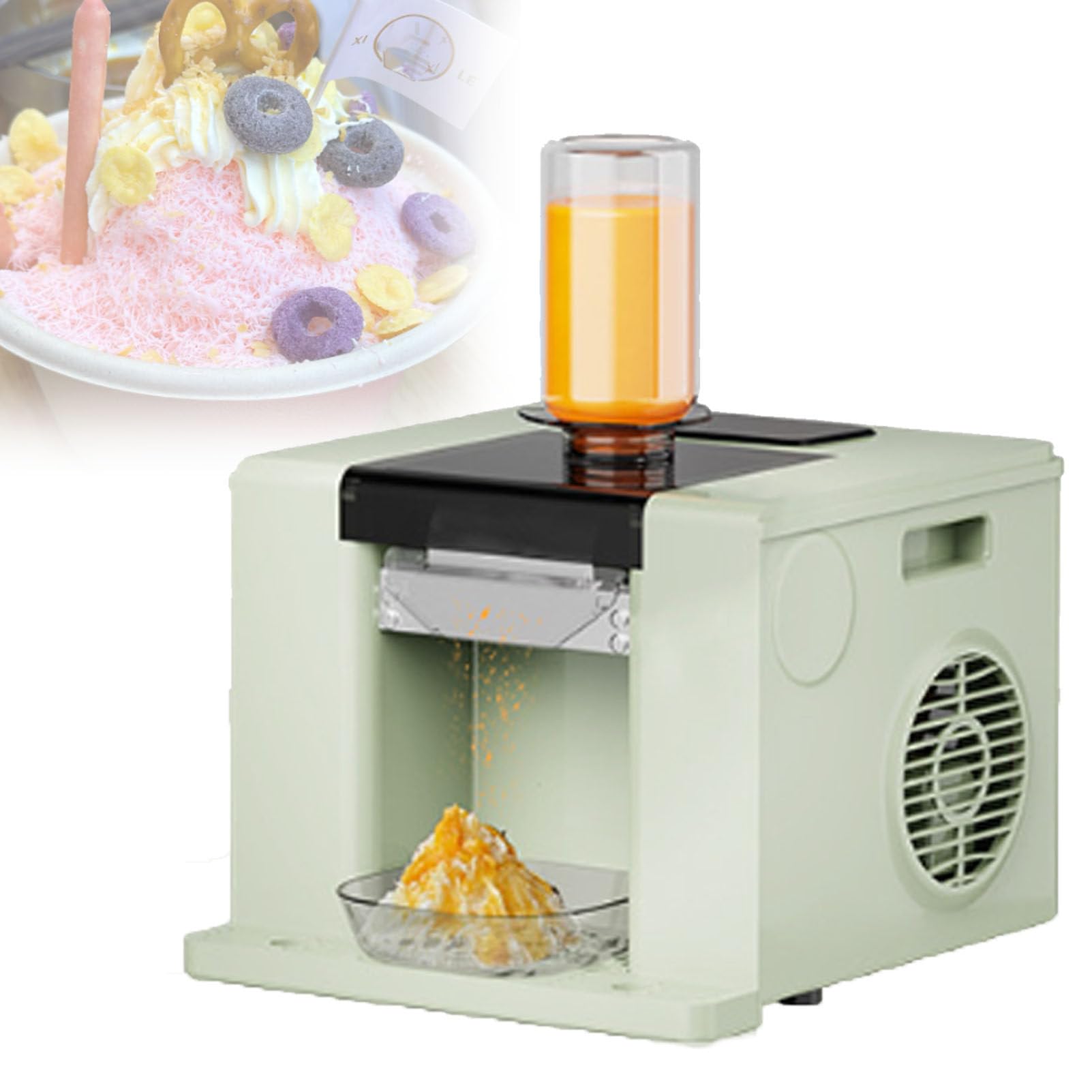 Machine à glace à l'italienne performante avec refroidissement rapide