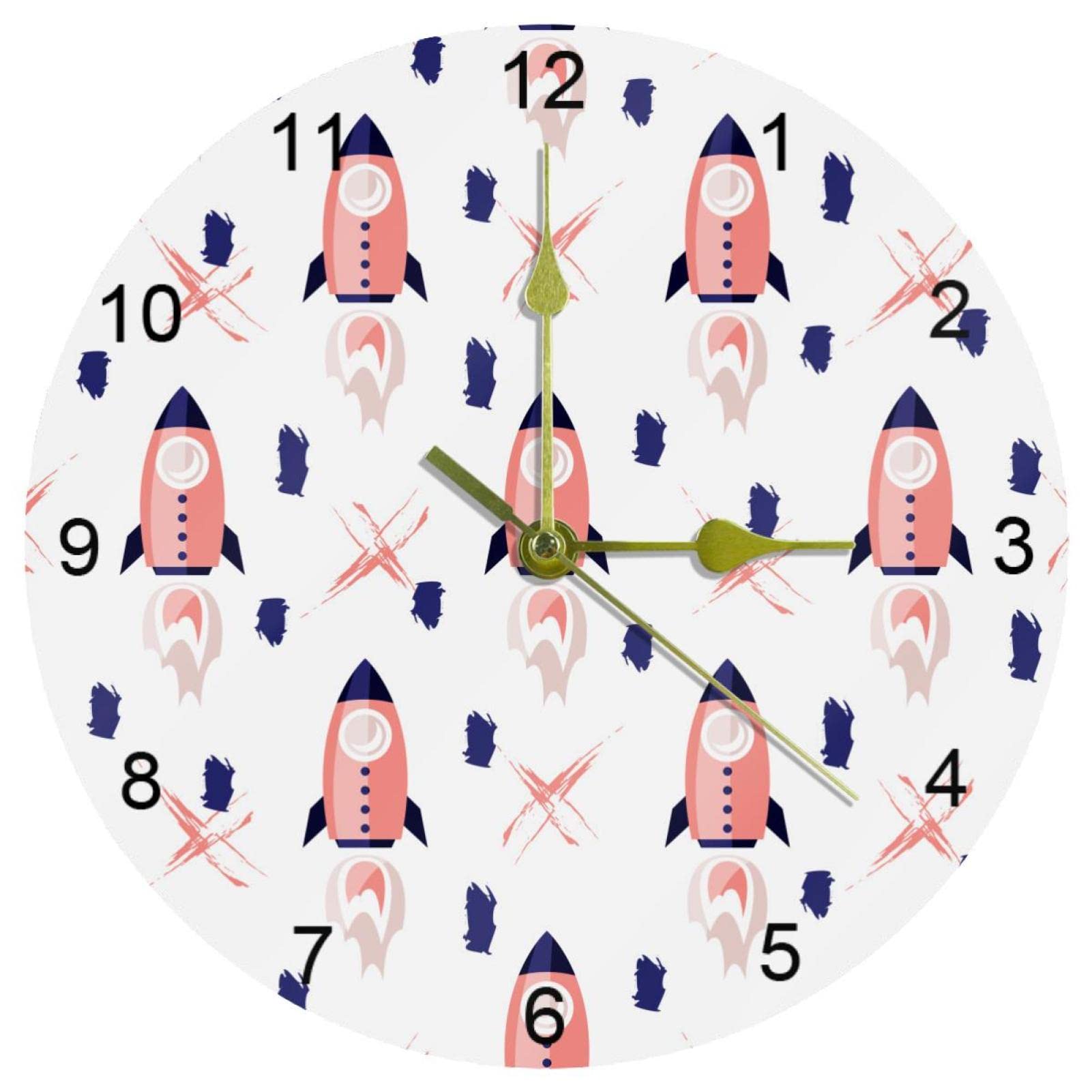 Horloge fusée pour maison et bureau résolvant les problèmes de bruit dans la cuisine