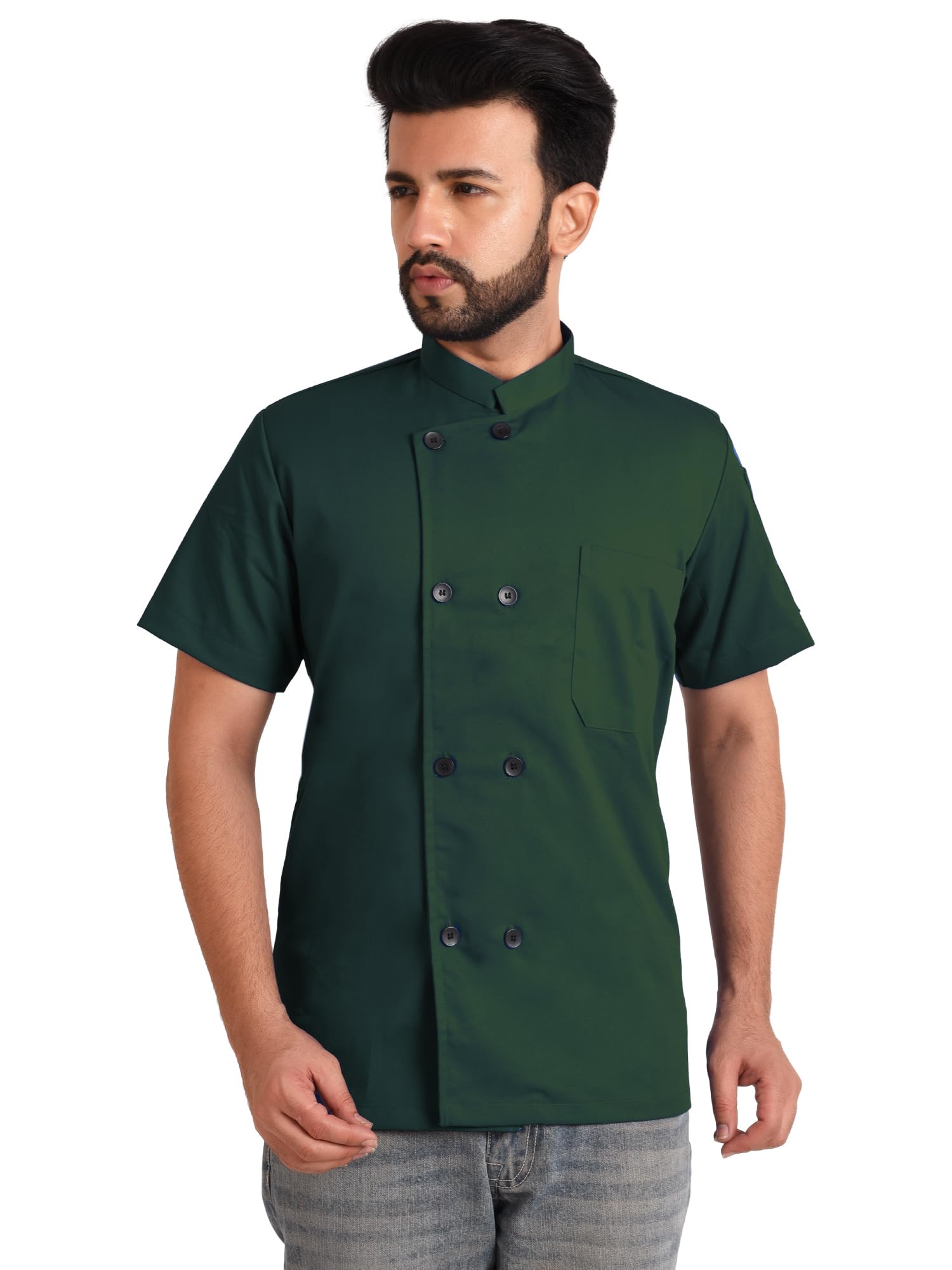 adhyahChef Coat for Men Women Professional Hotel Chef Dress for Men Women Chef Coat Cotton Full Sleeves