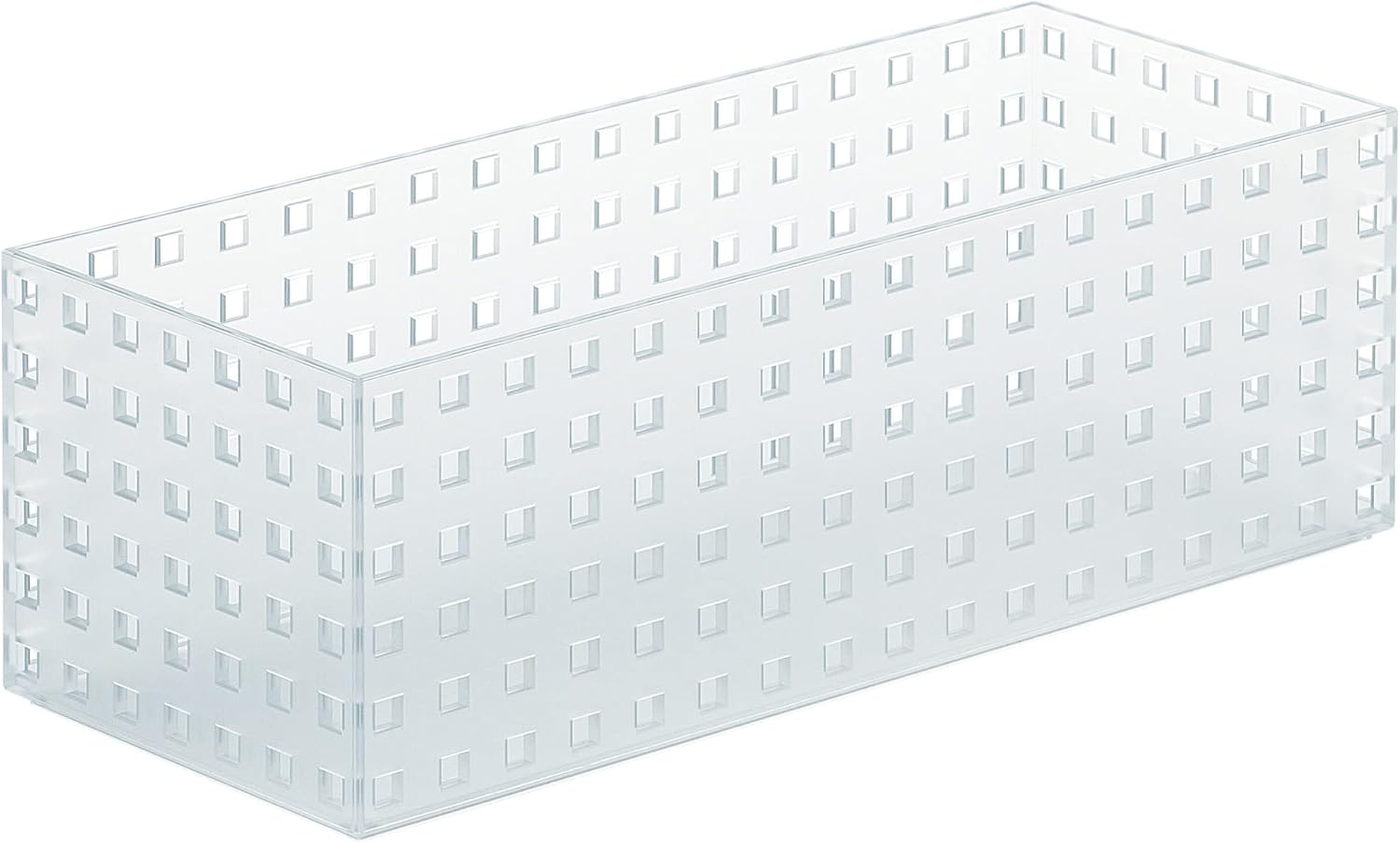 like-it 9025 Kitchen Storage Case, Bricks, 13.8 inches (350 mm), Middle, Large, Clear, Made in Japan, Approx. Width 5.5 x Depth 13.8 x Height 4.9 inches (14 x 35 x 12.5 cm), Stackable, Accessory Storage