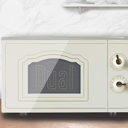 Forno a convezione microonde retro, 0,7 Cu.ft 9 Forno a grilletto per  popcorn, caffè, acciaio inossidabile Smeg Microonde compatta piccola per  dormitorio (colore : Bianca) : Amazon.it: Casa e cucina