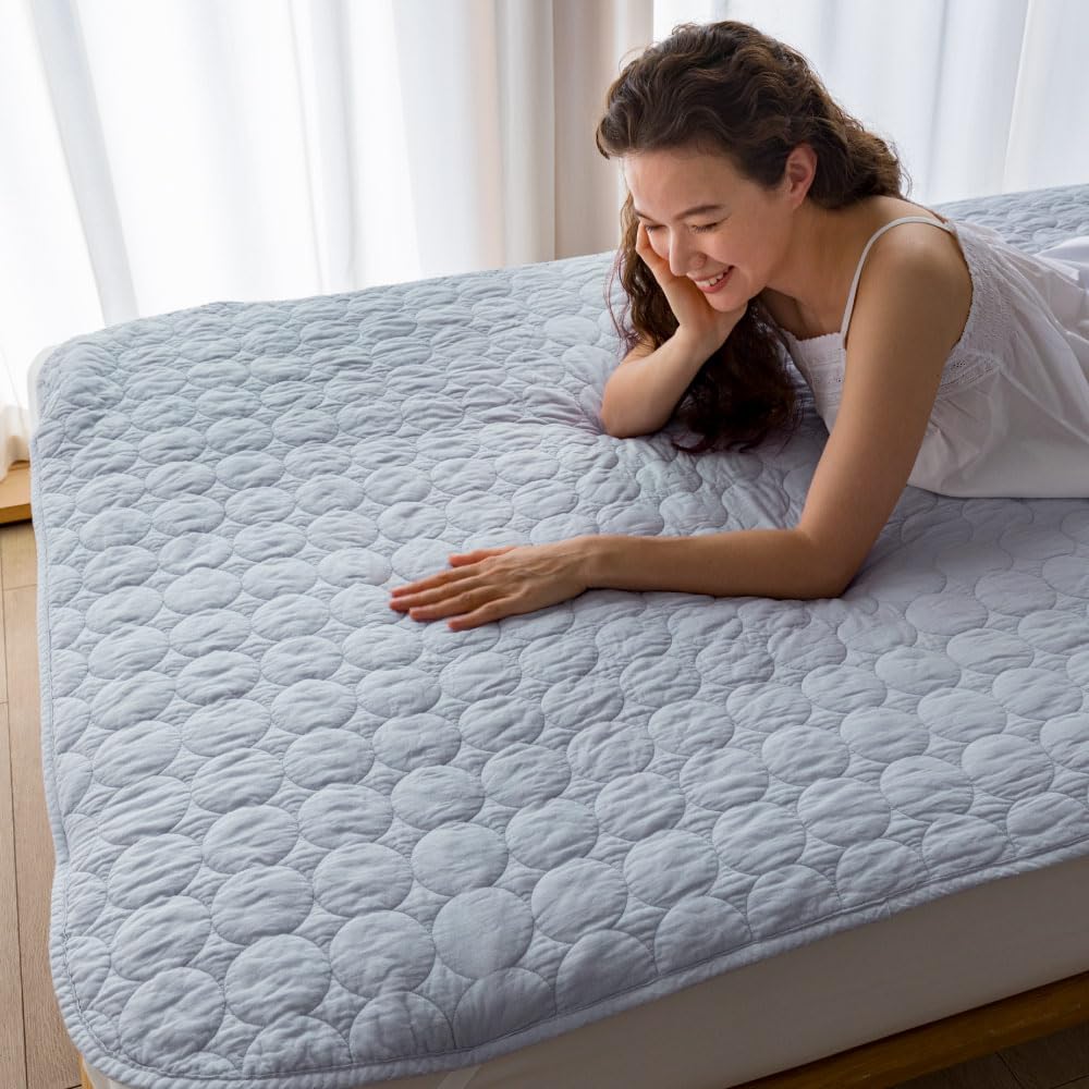 【新品・未使用】パシーマEX敷きパッド(ダブルロング)140×210cm Amazon.co.jp: ディノス ベッドパッド ダブルロング｜約140×210cm