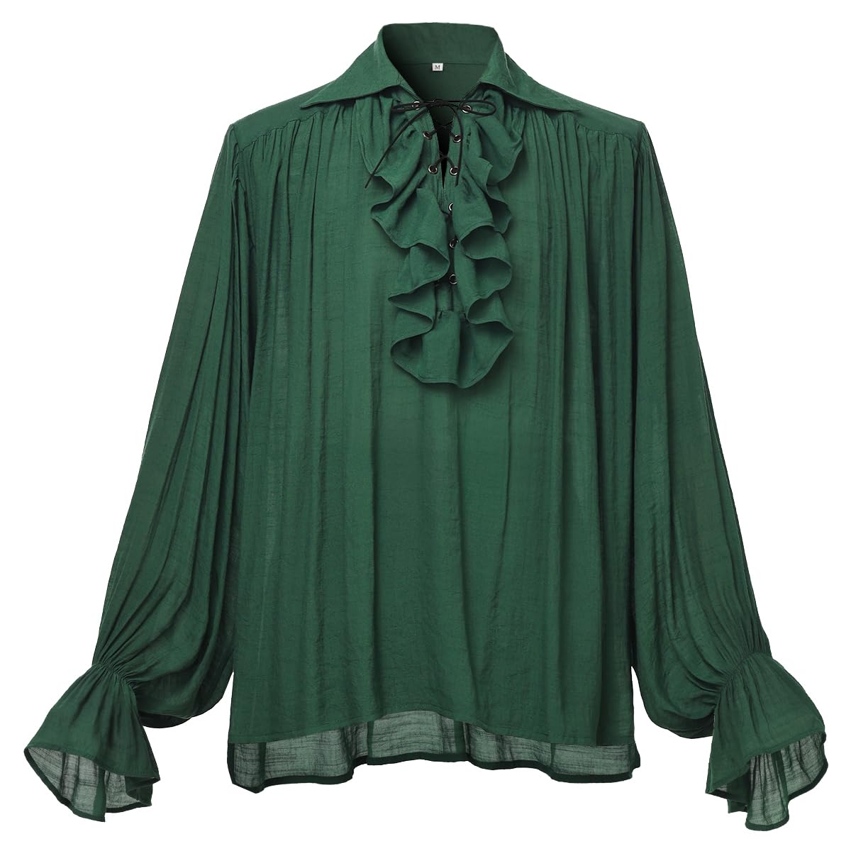 GRACEART Men Medieval Pirate Shirt Women Vampire Renaissance Shirts Nordic Captain Victorian Tops