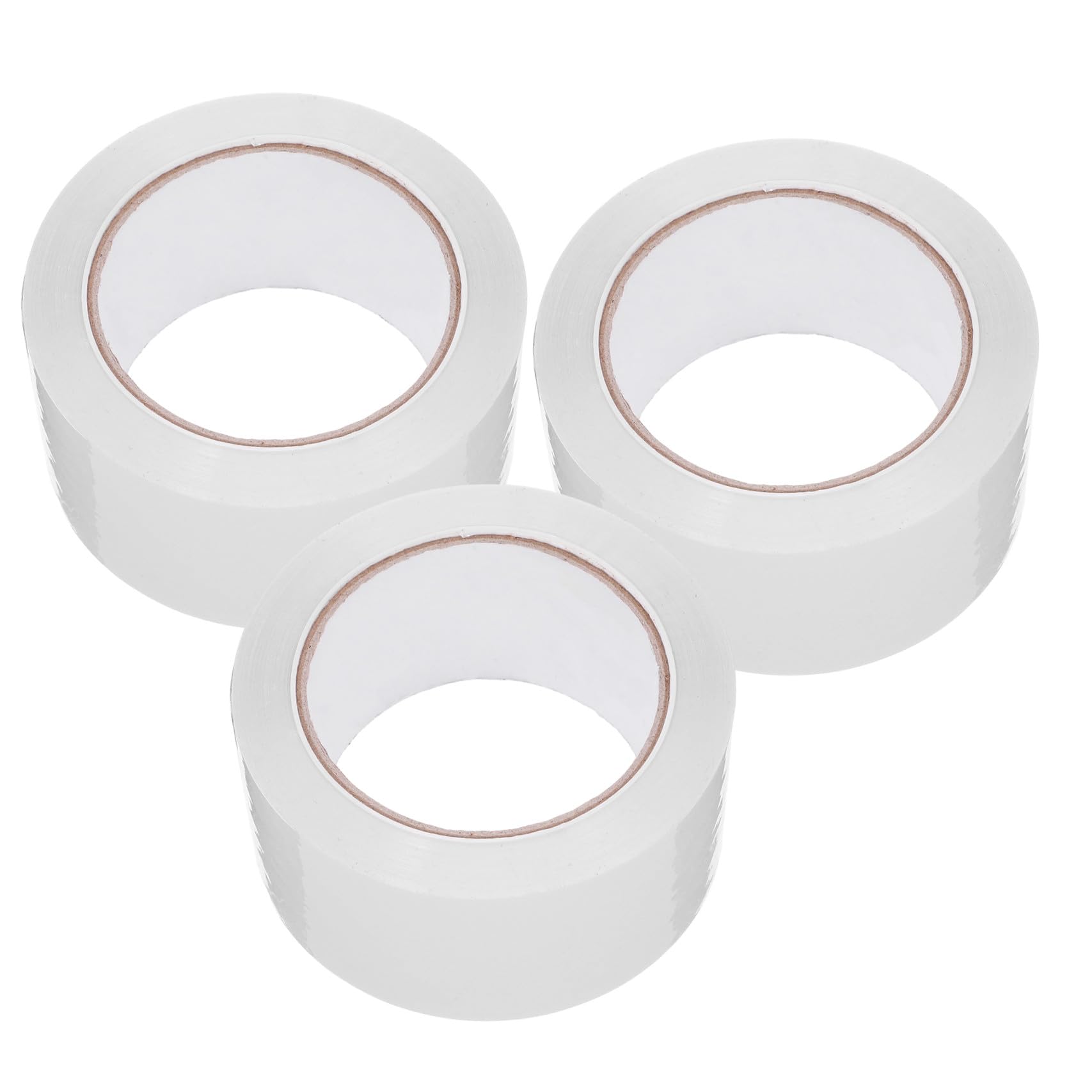 Anneome 3 Rollen Dichtungsband aus Opp mit Starkem Klebstoff Multifunktionales Reparatur und Nahtband für Innen und Außenanwendungen Weiß 55mm X 91m