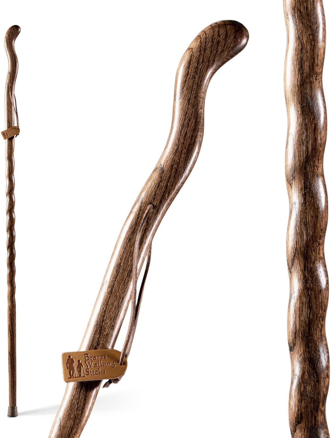 Brazos Handcrafted Wood Walking Stick