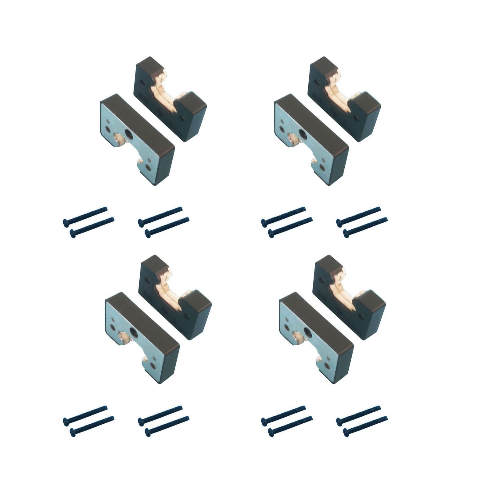 Coavoo 4 Sets HV35 Self-Lubricating Dust-Proof Oil Box Dustproof Accessories for HGH35CA / HGW35CC Linear Slider Block Suitable for Use in Lron Chips Or Dusty Environments.