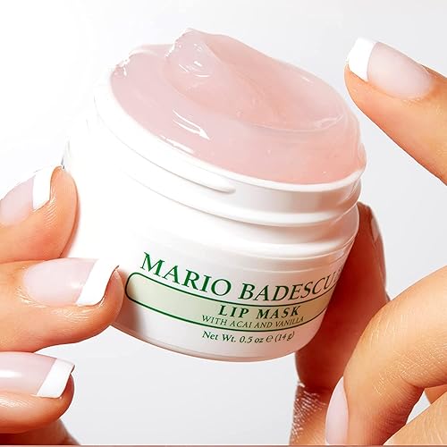 Miniatura 2 de Mario Badescu Lip Mask with Acai and Vanilla for All Skin Types, Overnight Lip Treatment Enriched With Skin Softening Coconut Oil and Hydrating Shea