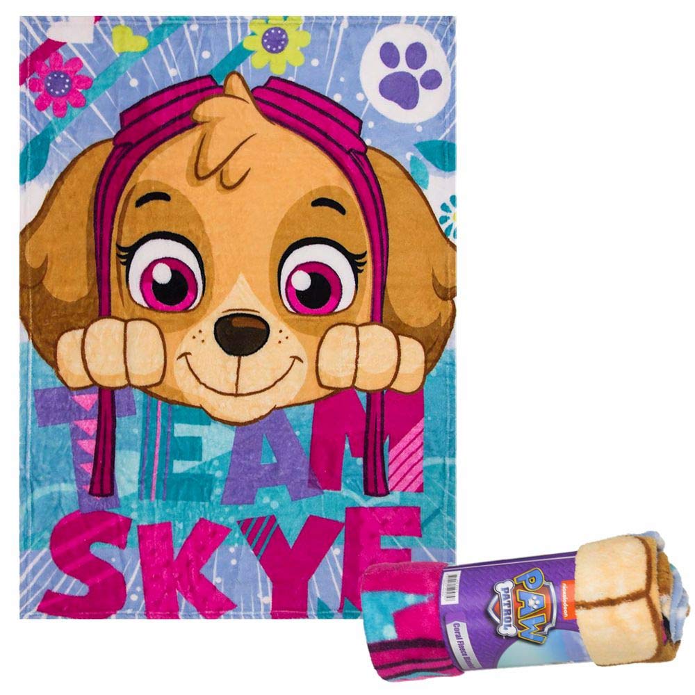 Buy PAW PATROL Team Skye Children Fleece Blanket Size 90 x 120 cm