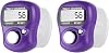 Hand Held Useful Digital Display Knitting Crochet Amigurumi Purple/Green Stich Row Tally Counter