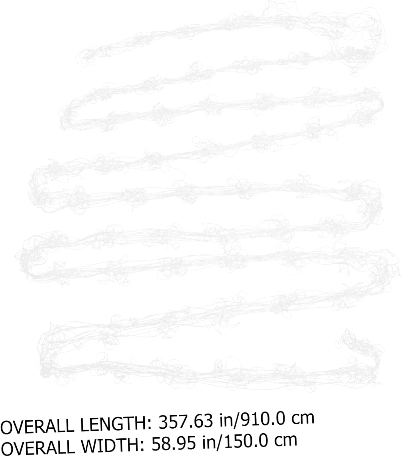 Mikikit 5pcs Garden Trellis Netting for Plants Polyester Climbing Support Net Increases Air Circulation and Sunlight Absorption for Healthy Growth for Vegetables and Flowers