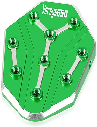 Miniatura 3 de CNC aluminio Motorcycle for Kawasaki VERSYS 650 2010-2022 Kickstand Side Stand Enlarge Extension (Color  Gray VERSYS)