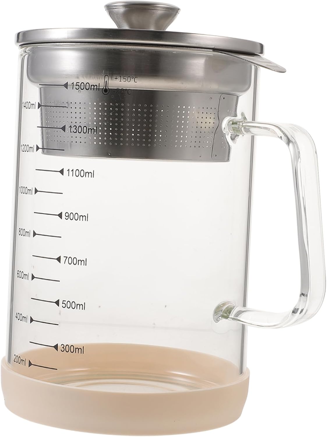 Filter Tea Pot Food Strainer Pitcher Milk Filter Pitcher Juice Pulp Strainer Press