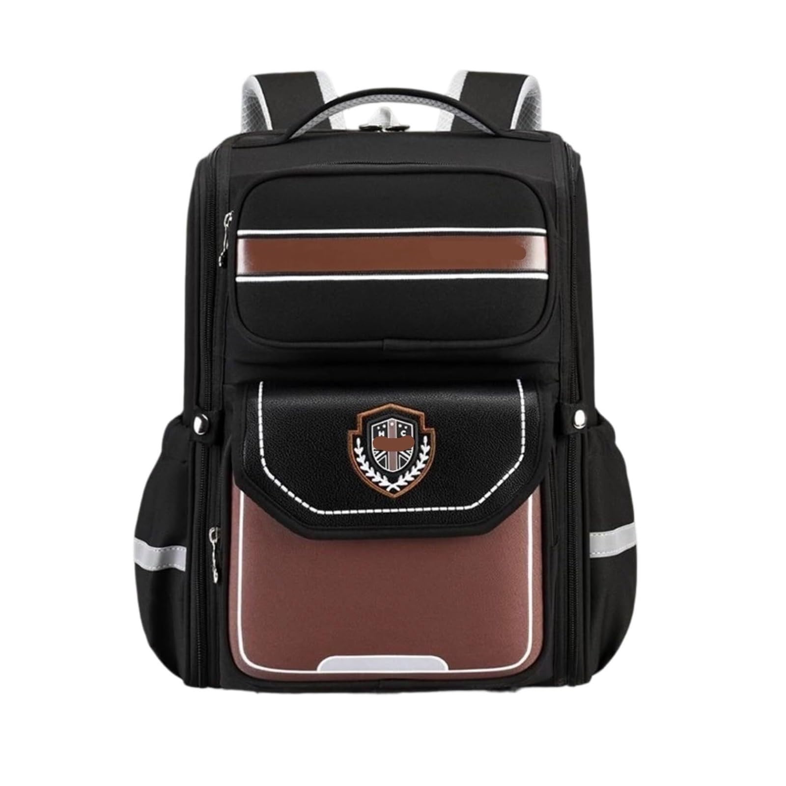 Mochila estética y duradera con detalles preppy y completa mochila