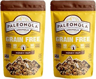 Paleonola – Grain Free Granola Honey Nut Flavor 2-Pack – Non-GMO, Grain,...