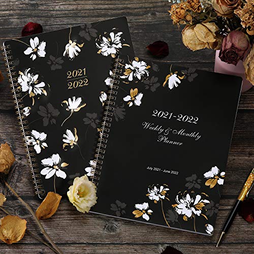 Kalender 2021-2022 - A5 afsprakenplanner van juli 2021 tot juni 2022, hardcover met binnenvak, 25,2 x 20,2 cm - Image 3