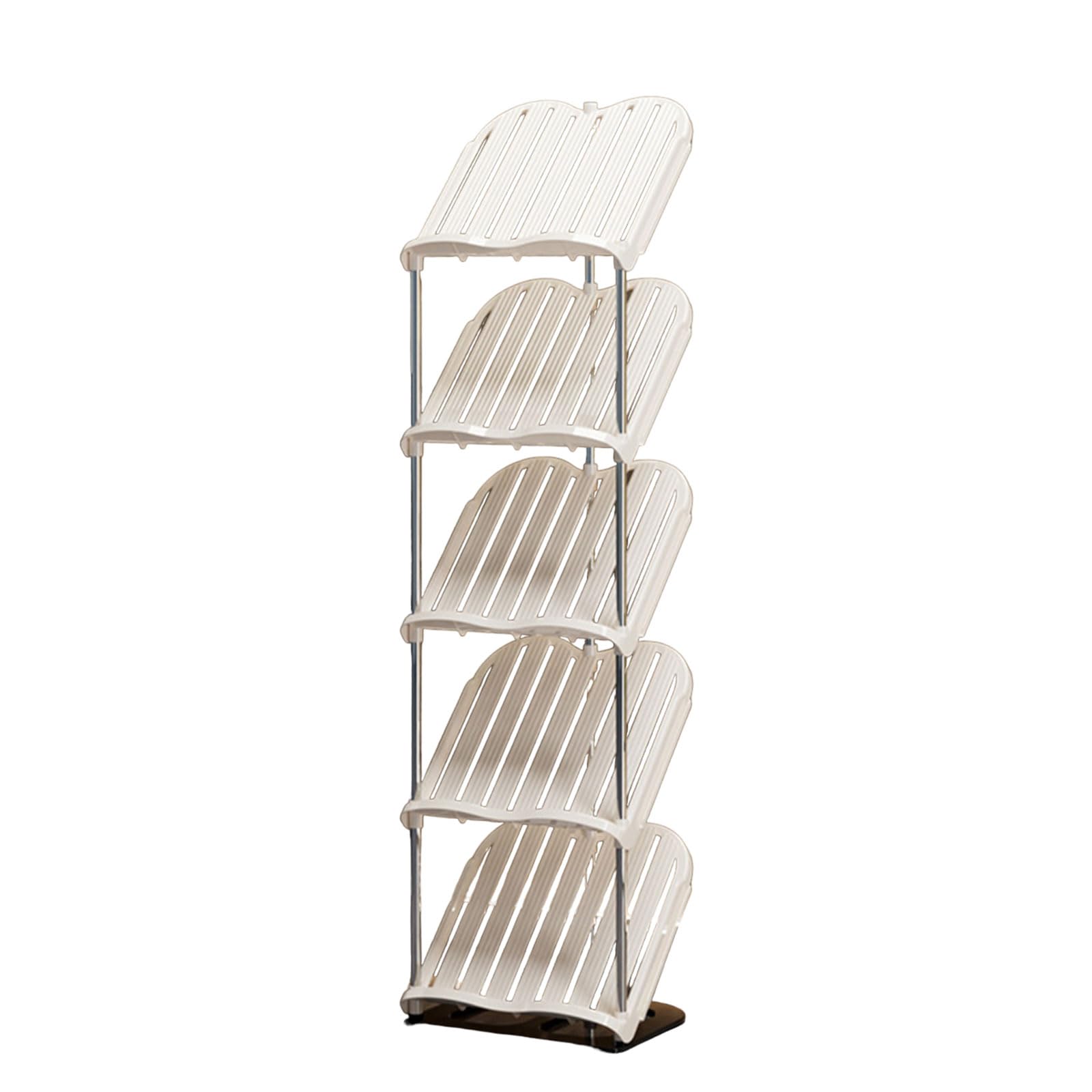 Hsioluted Fashionable Shoe Storage Rack Space Saving Organizers for Shoes Multilayer Shoe Holder for Entryway and Living Rooms Apartment Essential