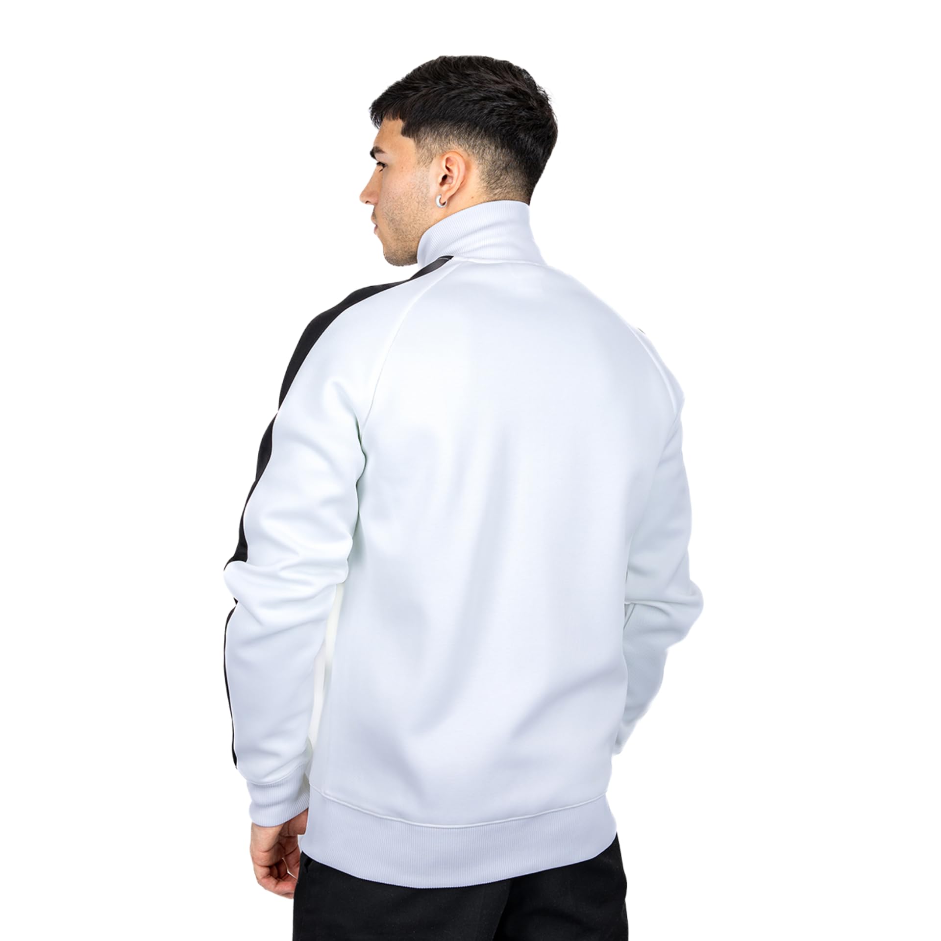 PUMA T7 Trainingsjacke Weiß | Borussia Mönchengladbach | Sportjacke mit Vereinslogo