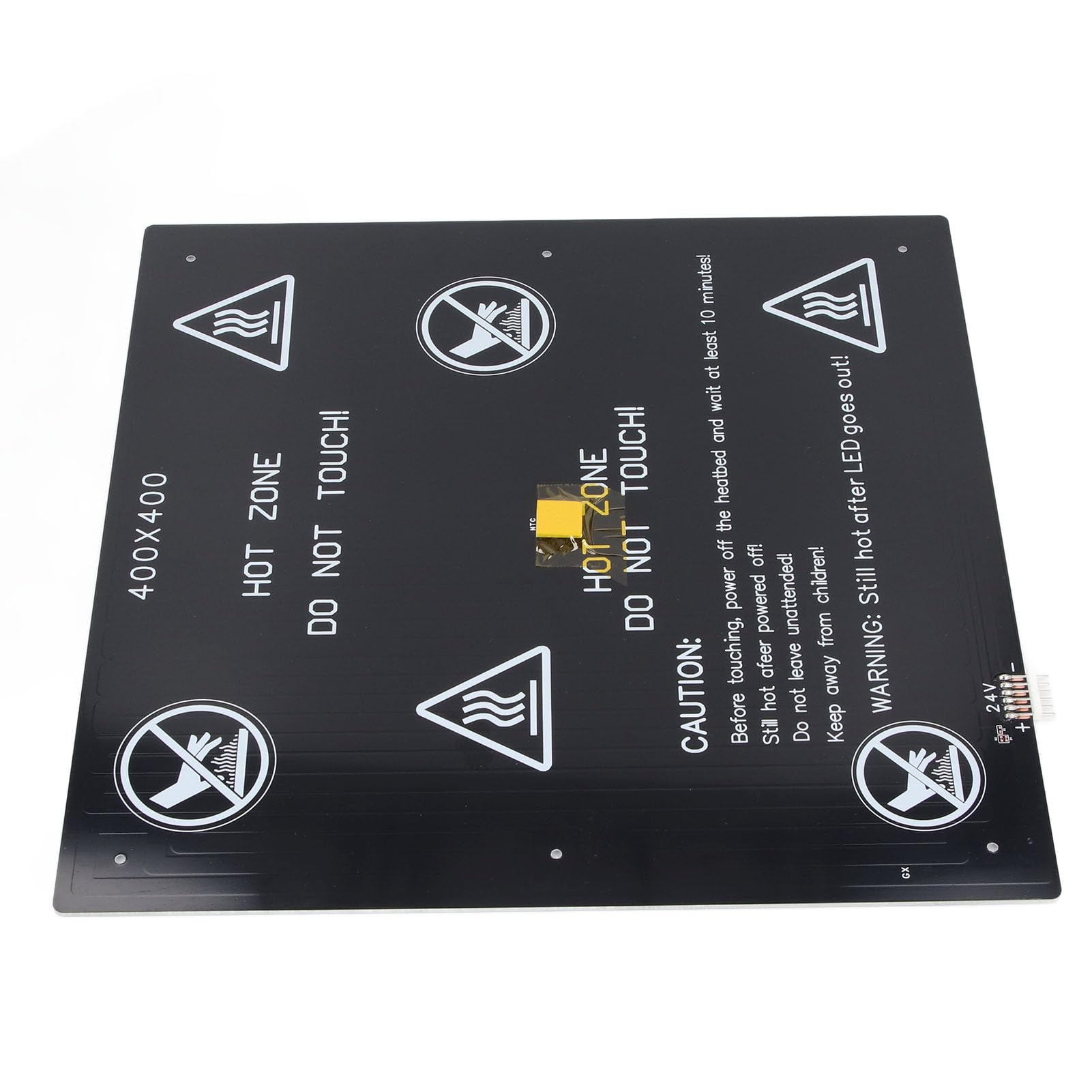400x400mm 3D-Drucker-Heizbett-Kit 3D-Drucker-Heizbett-Kit 24V 280W 2Ω Aluminiumlegierung 400x400mm Hochtemperatur-Aluminiumlegierung-Heizbett-Kit 3D-Drucker