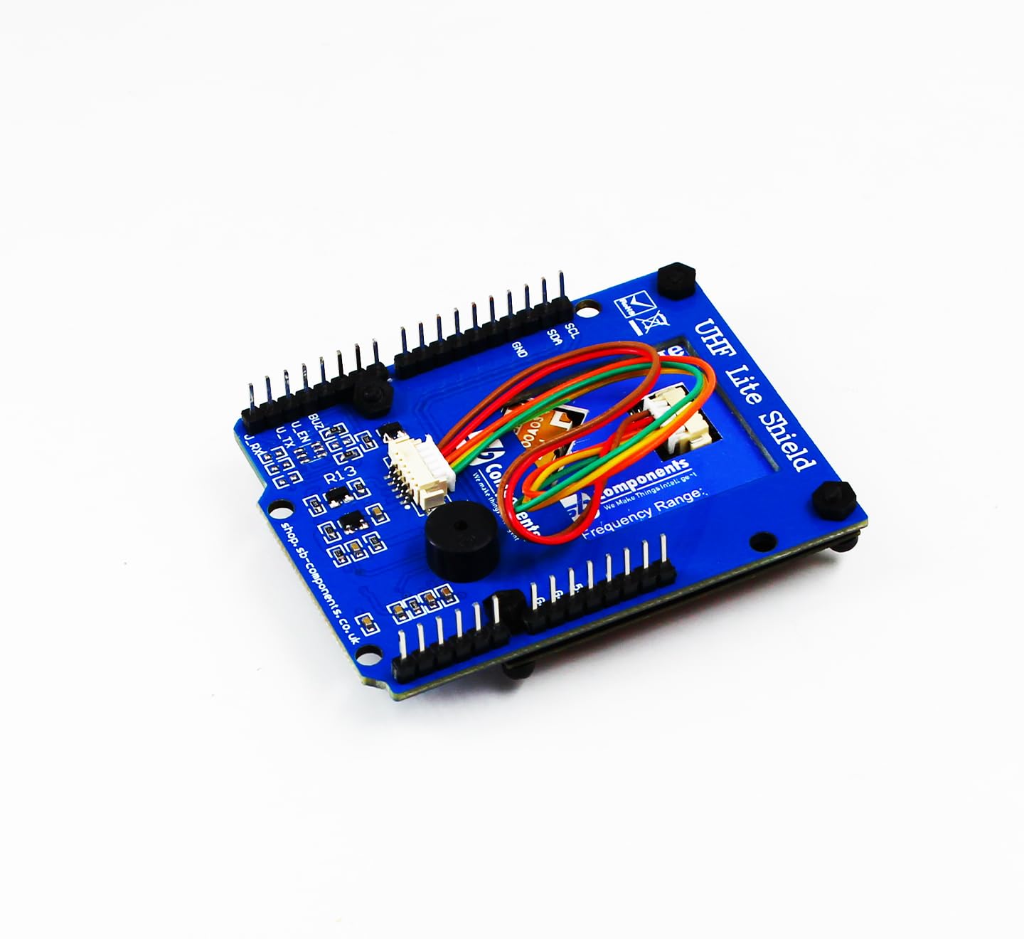 SB Components Ardi UHF Shield per scheda di sviluppo UNO R3 Comunicazione Wireless Ultra High Frequency UHF Board Expansion per Arduino Uno, Mega, ArdiPi & Ardi32 (versione EU/UK)