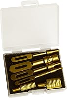 Vista 2 de Pistola de limpieza de punta ranurada/soporte de parche para parches Latón 6-PC Pack con 2 adaptadores de latón