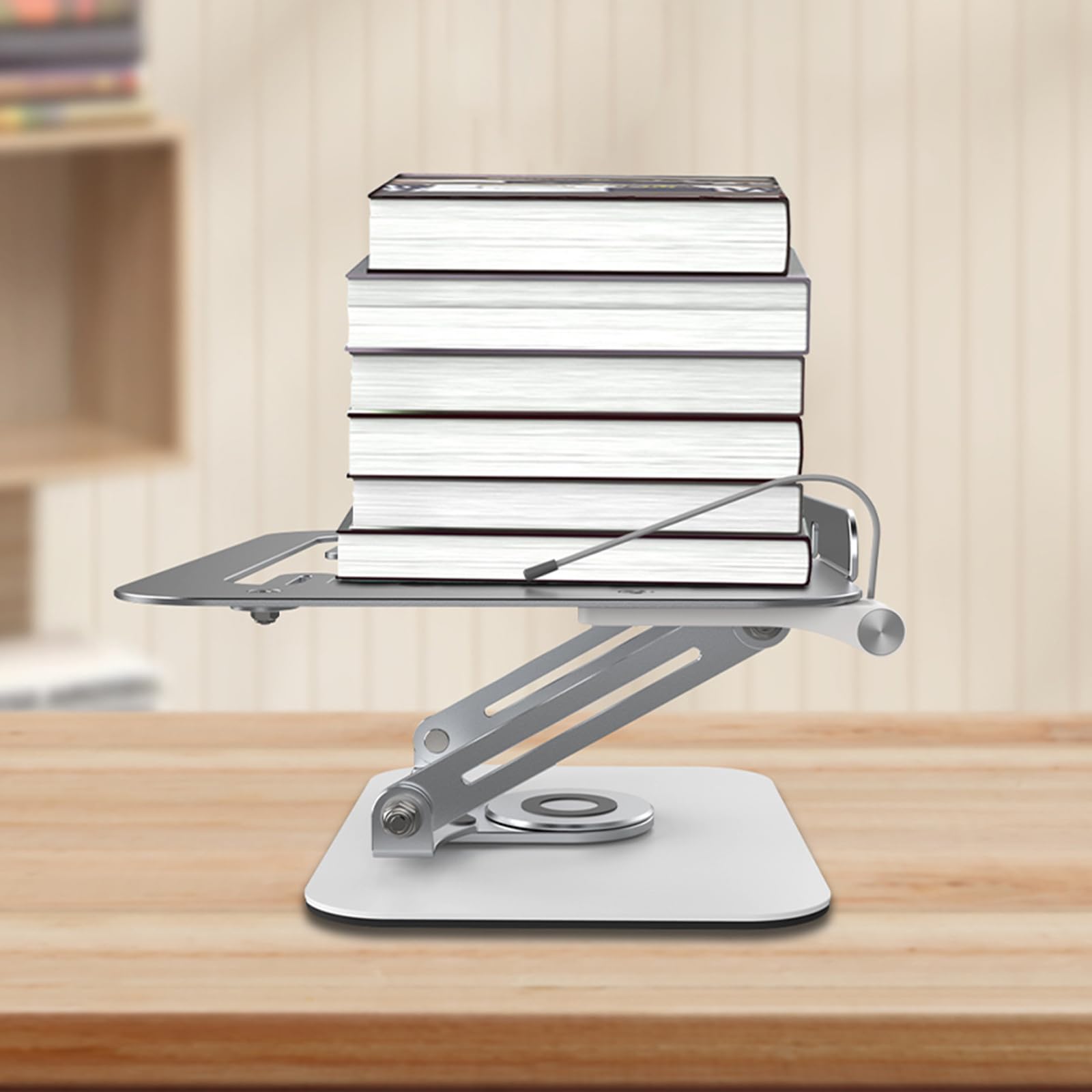 Portable Pieghevole per Sollevamento Computer Wersers Desta Laptop Base Rotazione A 360 Gradi La Lettura E Video Che Visti Un Supporto Libri Regolabile