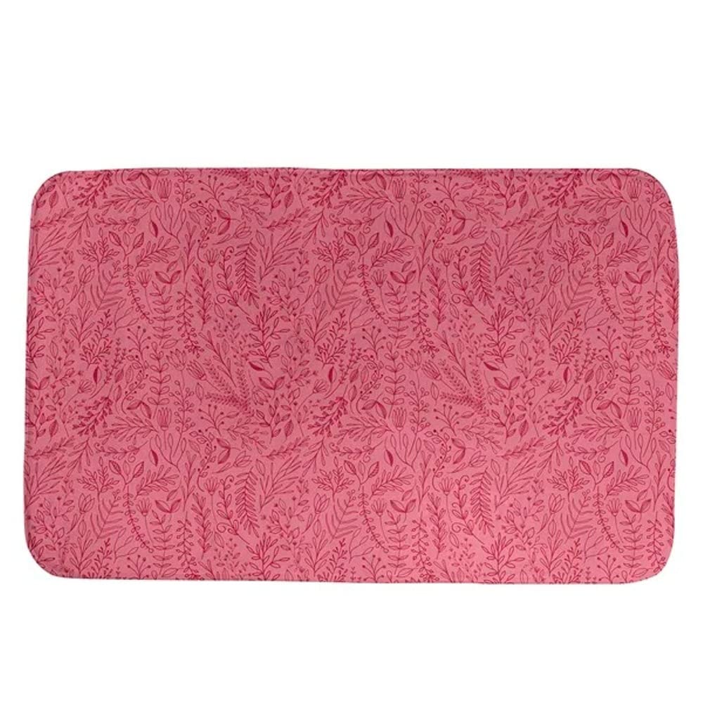 Luxurious 1 Piece Super Soft Bath Rugs For Bathroom Size 21 W x 34 L Non-Slip Backing Pretty
