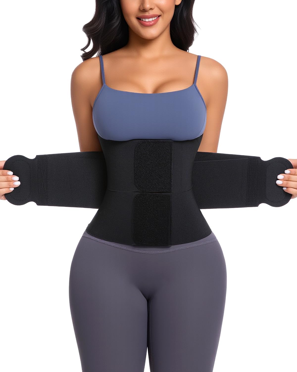 Triple Wrap Waist Trainer with Tummy Control for Workouts & Daily Wear