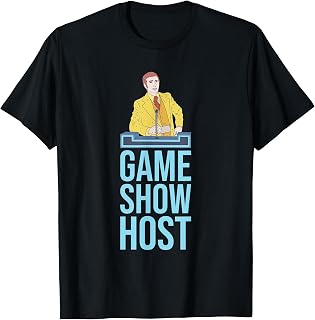 Game Show Host Text - Vintage Podium - Broadcast TV T-Shirt