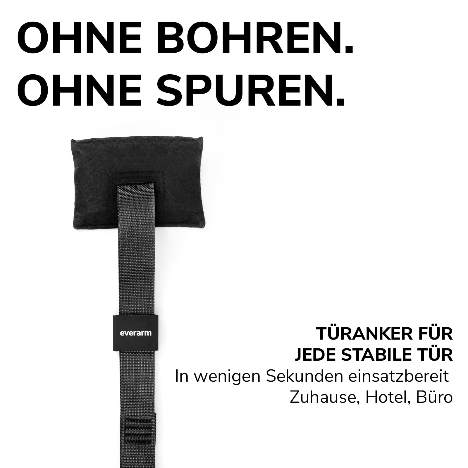 Schlingentrainer Set mit Türanker - Profi Suspension Trainer für Ganzkörpertraining - Sling Trainer Reißfest & Verstellbar - Krafttraining Home Workout Indoor Outdoor