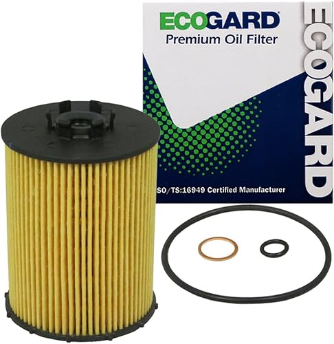 ECOGARD X5564 Filtro de aceite de motor de cartucho premium para aceite convencional compatible con BMW 750Li 4.8L 2006-2008, 650i 4.8L 2006-2010,